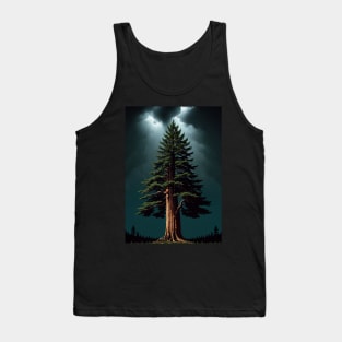 Pine Tree Standing Tall Tank Top